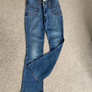 Women's mid rise regular2 stretch boot cut   jeans